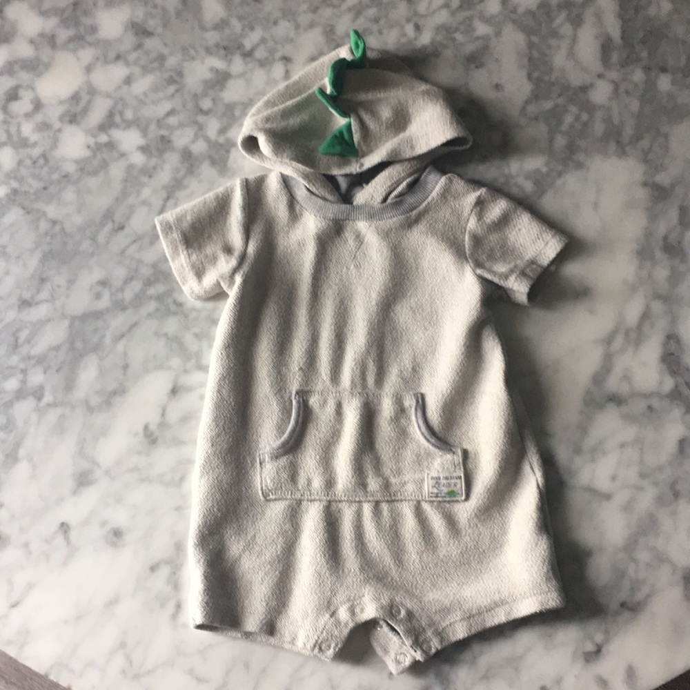 Carters one piece with hoodie